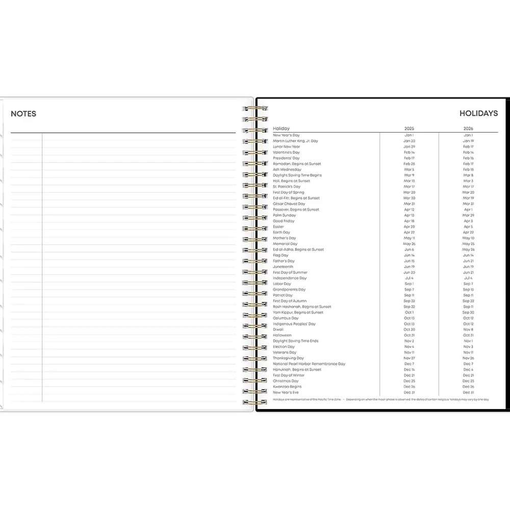 2025 Planners|Blue Sky 2025 Nevaeh 8" x 10" Monthly Planner, Plastic Cover, Multicolor (143947-25)