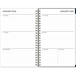 2025 Planners|Blue Sky 2025 Nightfall 5" x 8" Weekly & Monthly Planner, Plastic Cover, Multicolor (150779)
