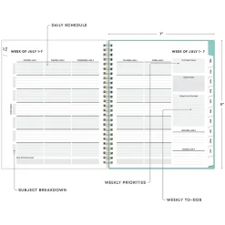 Academic Planners|Blue Sky 2024-2025 Ombre Map 7