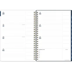 2025 Planners|Blue Sky 2025 Ombre Sky 5.88" x 8.63" Weekly & Monthly Planner, Plastic Cover, Blue/Pink (147982)