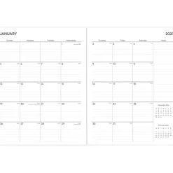 2025 Planners|Blue Sky 2025 Paradise Again 8.5" x 11" Monthly Planner, Plastic Cover, Multicolor (148459)