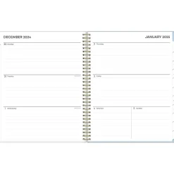 2025 Planners|Blue Sky 2025 Pooch Party 8.5" x 11" Weekly & Monthly Planner, Plastic Cover, Multicolor (152478)