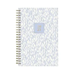 2025 Planners|Blue Sky 2025 Rachel Parcell Parcella 5" x 8" Weekly & Monthly Planner, Plastic Cover, Blue/White (151202)