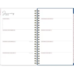 2025 Planners|Blue Sky 2025 Rachel Parcell Tressa 5" x 8" Weekly & Monthly Planner, Plastic Cover, Multicolor (151194)