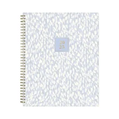 2025 Planners|Blue Sky 2025 Rachel Parcell Parcella 8.5" x 11" Weekly & Monthly Planner, Plastic Cover, Blue/White (151203)