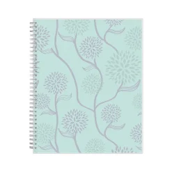 2025 Planners|Blue Sky 2025 Rue Du Flore 8.5" x 11" Weekly & Monthly Planner, Plastic Cover, Green/Gray (101602-25)