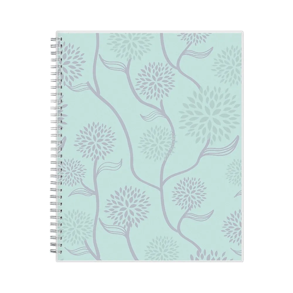 2025 Planners|Blue Sky 2025 Rue Du Flore 8.5" x 11" Weekly & Monthly Planner, Plastic Cover, Green/Gray (101602-25)