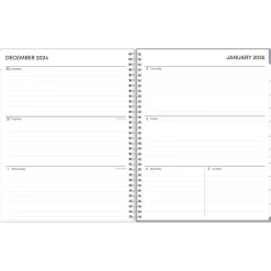 2025 Planners|Blue Sky 2025 Rue Du Flore 8.5" x 11" Weekly & Monthly Planner, Plastic Cover, Green/Gray (101602-25)