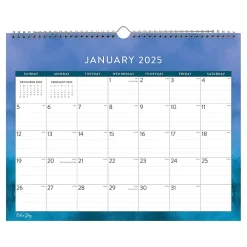 2025 Calendars|Blue Sky 2025 Savoy Cool 15" x 12" Monthly Wall Calendar, Blue (148770-25)