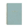 Academic Planners|Blue Sky 2024-2025 Splatter Dot Jade 5" x 8" Academic Weekly & Monthly Planner, Plastic Cover, Mint/Gold (149044-A25)
