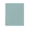 Academic Planners|Blue Sky 2024-2025 Splatter Dot Jade 8.5" x 11" Academic Weekly & Monthly Planner, Plastic Cover, Mint/Gold (149043-A25)