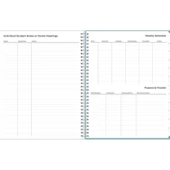 Academic Planners|Blue Sky 2024-2025 Teacher Lesson Dots 8.5