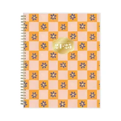 Academic Planners|Blue Sky 2024-2025 The House That Lars Built Penny's Floral Quilt 8.5" x 11" Academic Weekly & Monthly Planner, Plastic Cover