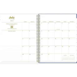 Academic Planners|Blue Sky 2024-2025 The House That Lars Built Penny's Floral Quilt 8.5