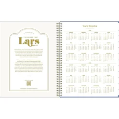 Academic Planners|Blue Sky 2024-2025 The House That Lars Built Penny's Floral Quilt 8.5