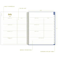 Academic Planners|Blue Sky 2024-2025 The House That Lars Built Penny's Floral Quilt 8.5