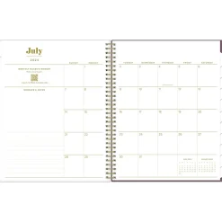 Academic Planners|Blue Sky 2024-2025 The House That Lars Built Lilac Red Floral 8.5