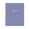 Academic Planners|Blue Sky 2024-2025 The House That Lars Built Mystic Violet 8.5" x 11" Academic Weekly & Monthly Planner, Plastic Cover