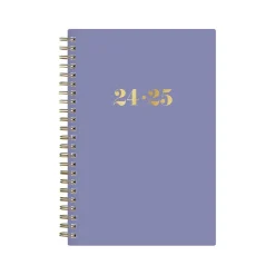 Academic Planners|Blue Sky 2024-2025 The House That Lars Built Mystic Violet 5" x 8" Academic Weekly & Monthly Planner, Plastic Cover