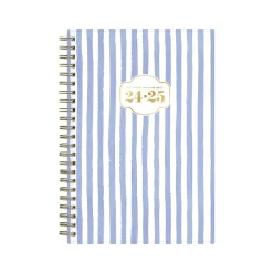 Academic Planners|Blue Sky 2024-2025 The House That Lars Built Blue Stripe 8.5" x 11" Academic Weekly & Monthly Planner, White/Blue (145921)