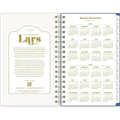 Academic Planners|Blue Sky 2024-2025 The House That Lars Built Yellow Floral 3.63