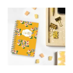 Academic Planners|Blue Sky 2024-2025 The House That Lars Built Yellow Floral 3.63