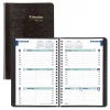 2025 Planners|Blueline 2025 Plan & Link 5" x 8" Weekly Appointment Book, Faux Leather Cover, Black (C5075.81T)