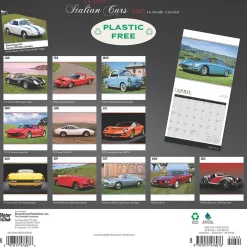 2025 Calendars|BrownTrout 2025 Brown Trout Motor Club Classic Italian Cars 12" x 12" Monthly Wall Calendar (9781975476076)