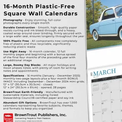 2025 Calendars|BrownTrout 2025 Brown Trout Motor Club Classic Italian Cars 12