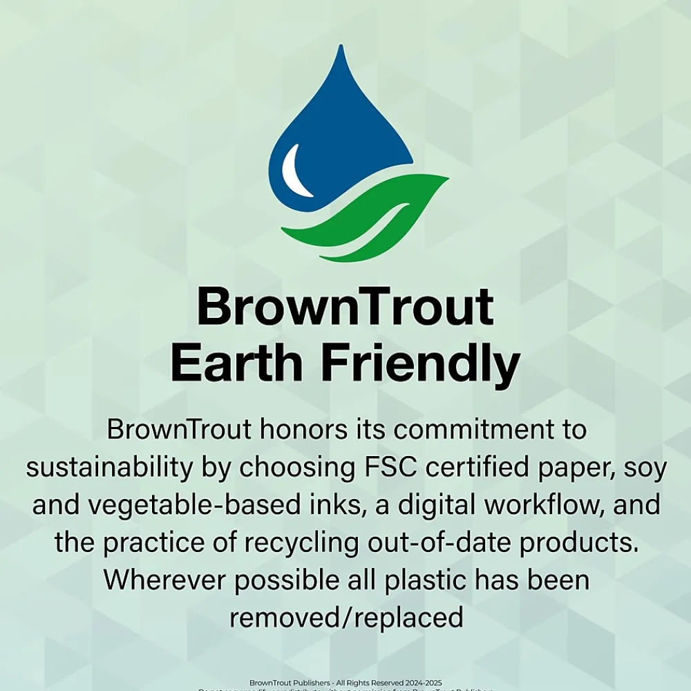 2025 Calendars|BrownTrout 2025 Alaska Wild & Scenic 12" x 24" Monthly Square Wall Calendar (9781975474430)