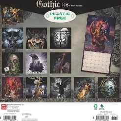 2025 Calendars|BrownTrout 2025 Alchemy Gothic 12" x 12" Monthly Square Wall Calendar (9781975483104)