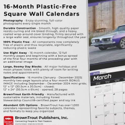 2025 Calendars|BrownTrout 2025 American Muscle Cars 12
