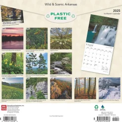 2025 Calendars|BrownTrout 2025 Arkansas Wild & Scenic 12" x 12" Monthly Square Wall Calendar (9781975474478)