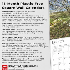 2025 Calendars|BrownTrout 2025 Arkansas Wild & Scenic 12