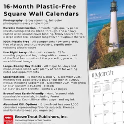 2025 Calendars|BrownTrout 2025 Atlantic Coast Lighthouses 12