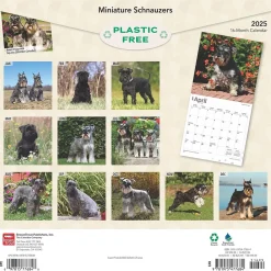 2025 Calendars|BrownTrout 2025 ature Schnauzers 12" x 12" Monthly Wall Calendar (9781975477684)