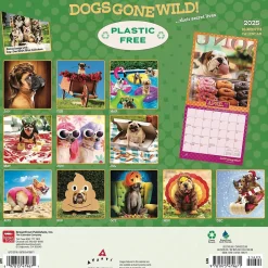 2025 Calendars|BrownTrout 2025 Avanti Dogs Gone Wild 12" x 12" Monthly Wall Calendar (9781975479671)