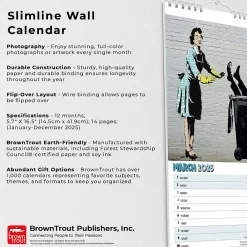 2025 Calendars|BrownTrout 2025 Banksy's Graffiti 6.75