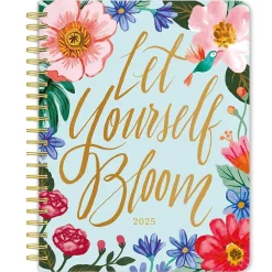 2025 Planners|BrownTrout 2025 Bonnie Marcus 6" x 7.75" Weekly Desk Planner, Paper Cover, Multicolored (9781975479435)