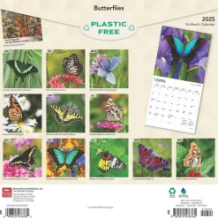 2025 Calendars|BrownTrout 2025 Butterflies 12" x 12" Monthly Wall Calendar (9781975476762)