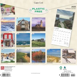 2025 Calendars|BrownTrout 2025 Cape Cod 12" x 24" Monthly Square Wall Calendar, (9781975474577)