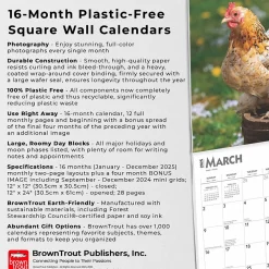 2025 Calendars|BrownTrout 2025 Chickens 12