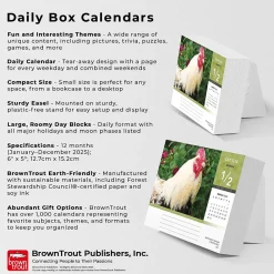 2025 Calendars|BrownTrout 2025 Chickens 6