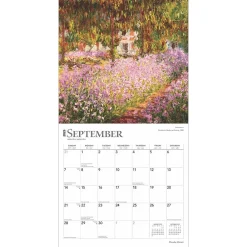 2025 Calendars|BrownTrout 2025 Claude Monet 12