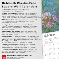 2025 Calendars|BrownTrout 2025 Claude Monet 12