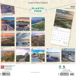 2025 Calendars|BrownTrout 2025 Coast of New England 12" x 12" Monthly Square Wall Calendar (9781975474669)