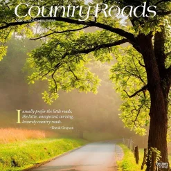 2025 Calendars|BrownTrout 2025 Country Roads 12" x 12" Monthly Wall Calendar (9781975474737)