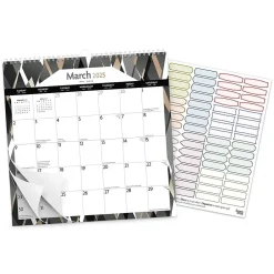 2025 Calendars|BrownTrout 2025 Ebony and Ivory 12" x 12" Monthly Wire-O Wall Calendar (9781975478490)