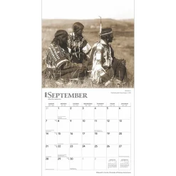2025 Calendars|BrownTrout 2025 Edward S. Curtis Portraits of Native Americans 12