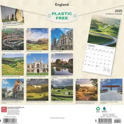 2025 Calendars|BrownTrout 2025 England 12" x 12" Monthly Square Wall Calendar (9781975476953)